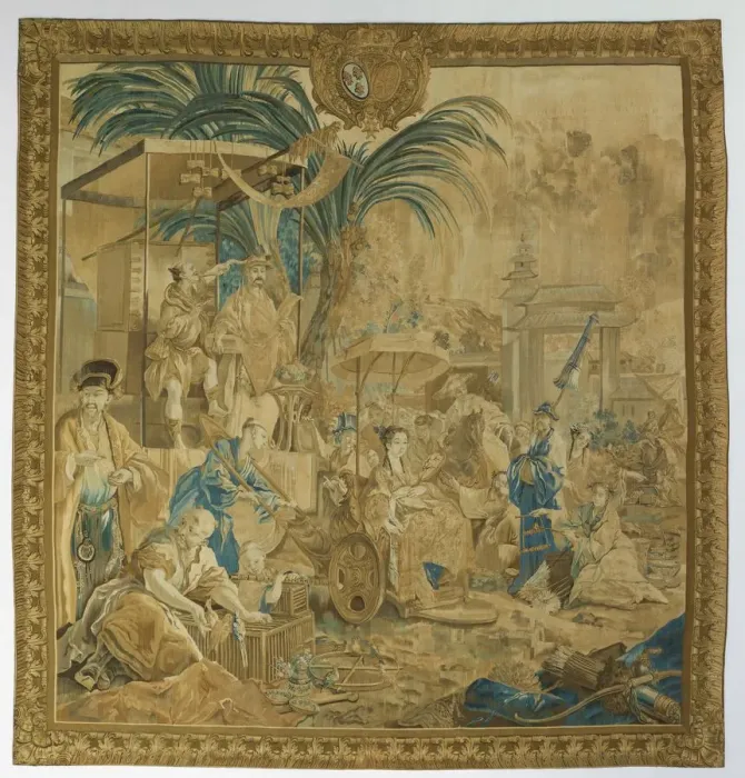 Framed Print : Chinese Fair, 1723-1774. Creator: Beauvais (French); Jean Joseph Dumons (French, 1687-1779) Framed Print : Chinese Fair, 1723-1774. Creator: Beauvais (French); Jean Joseph Dumons (French, 1687-1779)