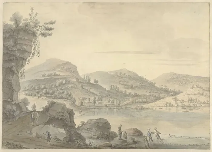 Framed Print : Chinese fantasy landscape, 1779. Creator: Theodorus Wilkens Framed Print : Chinese fantasy landscape, 1779. Creator: Theodorus Wilkens