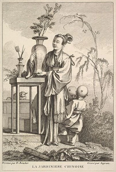 The Chinese Gardener, 1741-63. Creator: John Ingram