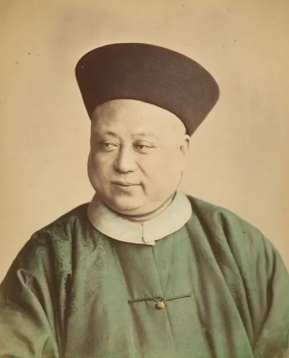 Framed Print : [Chinese Gentleman], 1870s. Creator: Baron Raimund von Stillfried