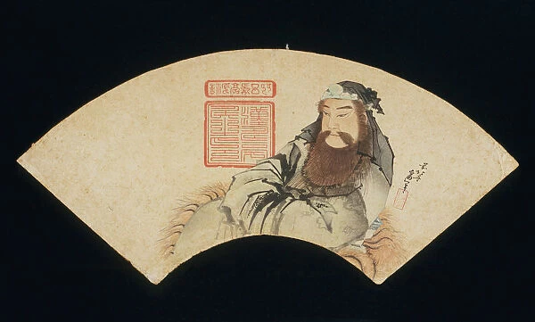 The Chinese God of War. Artist: Hokusai, Katsushika (1760-1849)