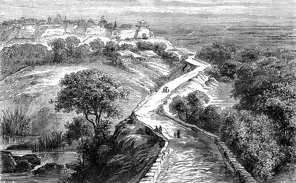 Chinese Imperial Road, Dzungaria; The newly-conquered Russian Province of Dzungaria, 1875. Creator: Armin Vambery