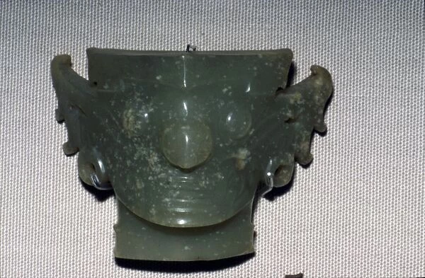 Chinese Jade Face, Neolithic period, c2500 BC