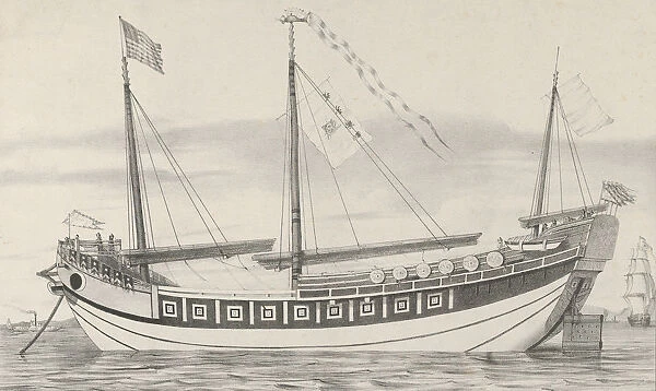 The Chinese Junk 'Keying'-Captain Kellett-As she appeared in New York harbour