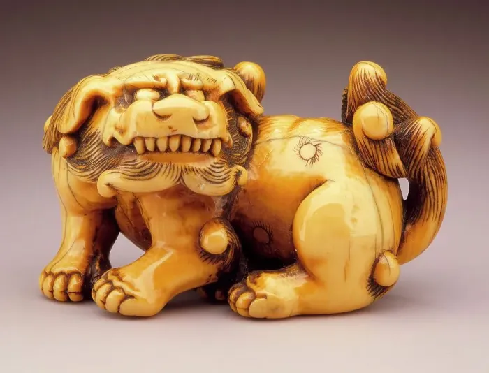 Framed Print : Chinese Lion, 18th century. Creator: Unknown Framed Print : Chinese Lion, 18th century. Creator: Unknown