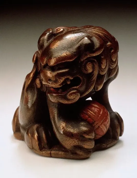 Framed Print : Chinese Lion, 19th century. Creator: Unknown Framed Print : Chinese Lion, 19th century. Creator: Unknown