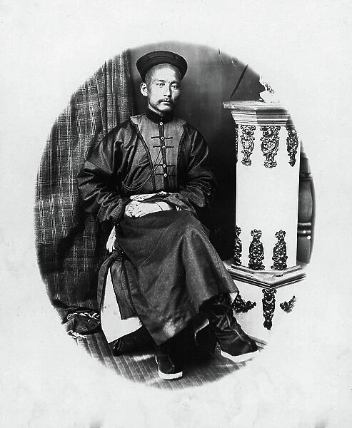 Chinese man from Aigul, 1865-1871. Creator: VV Lanin