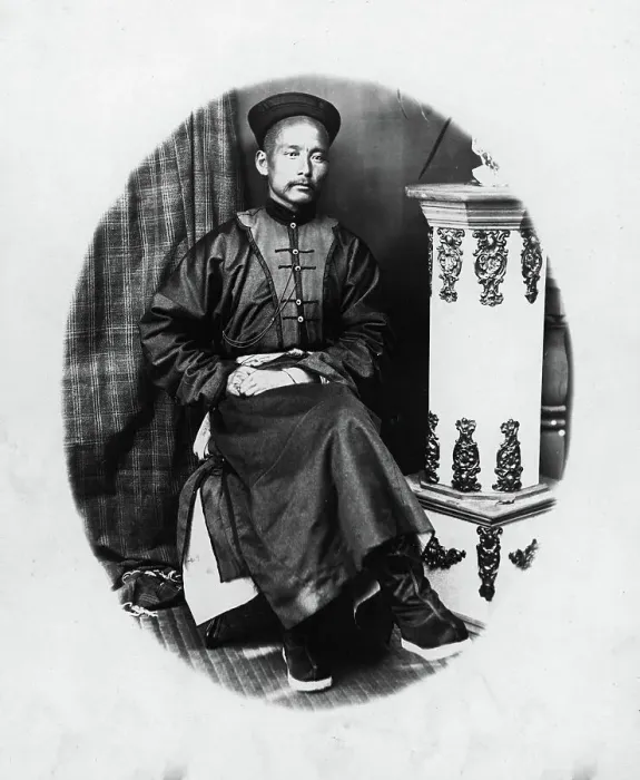 Framed Print : Chinese man from Aigul, 1865-1871. Creator: VV Lanin