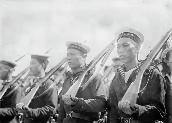 Framed Print : Chinese sailors, 1911. Creator: Bain News Service Framed Print : Chinese sailors, 1911. Creator: Bain News Service