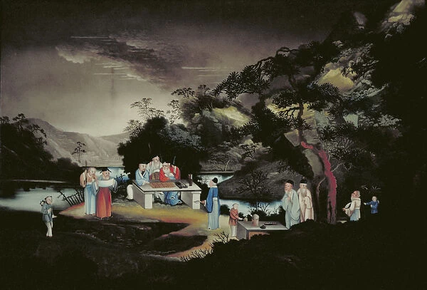 Chinese scene, c1800-1850. Artist