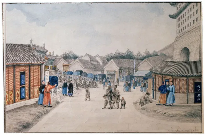 Framed Print : Chinese Sketches, Tsyan Minh Bridge, c1804-c1806. Artist: Ivan Petrovich Alexandrov Framed Print : Chinese Sketches, Tsyan Minh Bridge, c1804-c1806. Artist: Ivan Petrovich Alexandrov