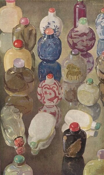 Chinese Snuff Bottles, c1923. Artist: George Sheringham