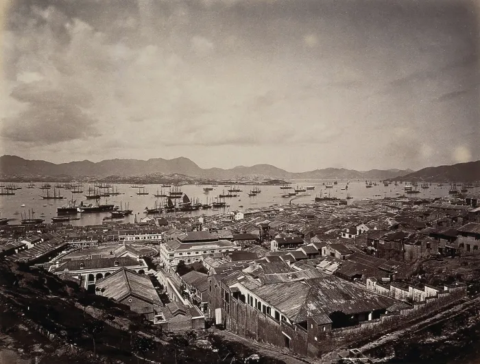 Framed Print : The Chinese town, West Point, Hong Kong, c1873. Creator: William Pryor Floyd Framed Print : The Chinese town, West Point, Hong Kong, c1873. Creator: William Pryor Floyd
