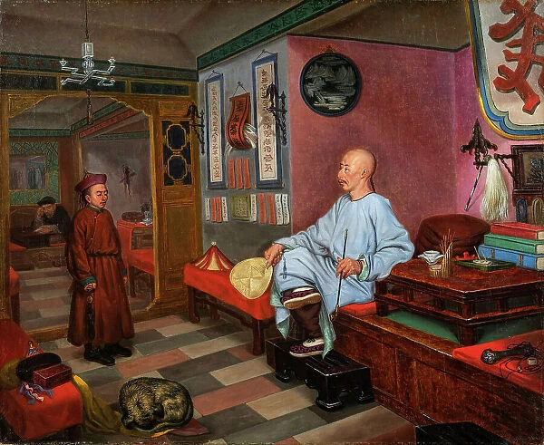 Chinese Trader in Kyakhta (Russia), 1851. Creator: Mazer, Carl Petter (1807-1884)