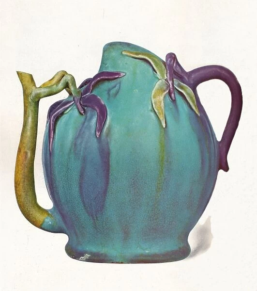 Chinese Wine-Pot with coloured glazes, c1680