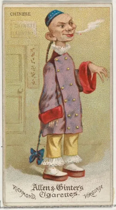 Framed Print : Chinese, from Worlds Dudes series (N31) for Allen & Ginter Cigarettes, 1888. 1888 Framed Print : Chinese, from Worlds Dudes series (N31) for Allen & Ginter Cigarettes, 1888. 1888