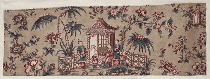 Framed Print : Chinoiserie Design, early 1800s. Creator: Unknown