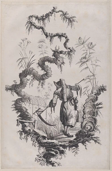 Chinoiserie Ornament Print, 1755. Creator: Jean-Baptiste Pillement