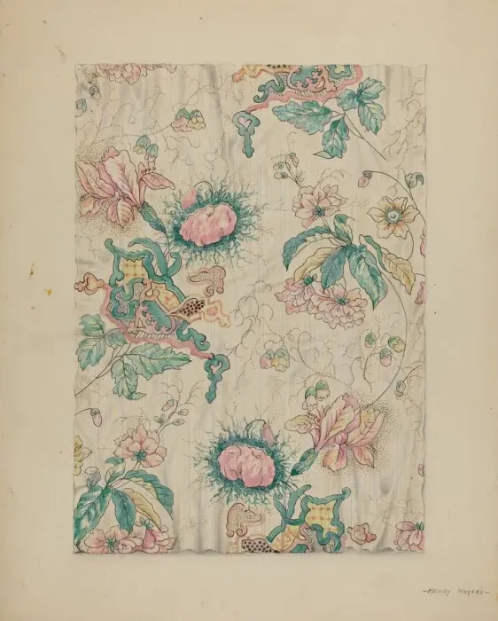 Framed Print : Chintz, c. 1938. Creator: Henry Meyers Framed Print : Chintz, c. 1938. Creator: Henry Meyers