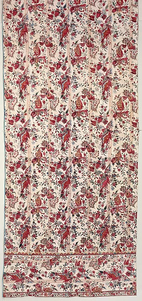 Chintz Curtain, India, First quarter 18th century. Creator: Unknown