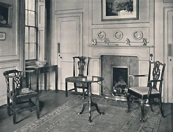 Chippendale Furniture in an Early Georgian House at Hampstead, 1927. Artists: Edward F Strange