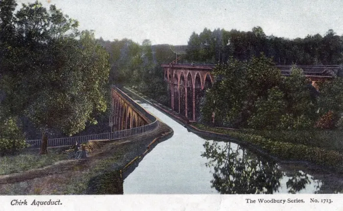 Framed Print : Chirk Aqueduct, Chirk, Wrexham, Wales, 1905. Artist: Walter Bentley Woodbury Framed Print : Chirk Aqueduct, Chirk, Wrexham, Wales, 1905. Artist: Walter Bentley Woodbury