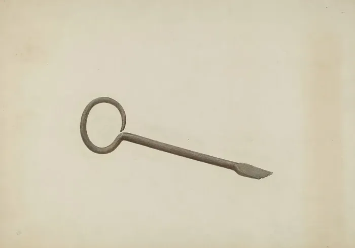 Framed Print : Chisel, c. 1938. Creator: George C. Brown Framed Print : Chisel, c. 1938. Creator: George C. Brown