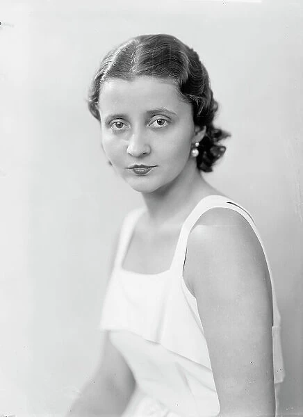 Chita Arguello, Portrait, 1933. Creator: Harris & Ewing. Chita Arguello, Portrait, 1933. Creator: Harris & Ewing