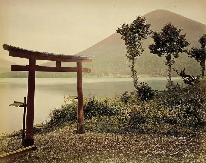Framed Print : Chiusenji Lake, 1865. Creator: Unknown Framed Print : Chiusenji Lake, 1865. Creator: Unknown