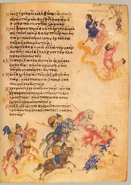 The Chludov Psalter. Psalm 105, ca 850