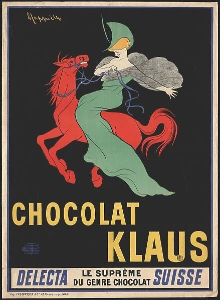 Chocolat Klaus, 1902. Creator: Cappiello, Leonetto (1875-1942)