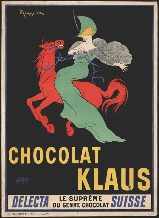 Framed Print : Chocolat Klaus, 1902. Creator: Cappiello, Leonetto (1875-1942) Framed Print : Chocolat Klaus, 1902. Creator: Cappiello, Leonetto (1875-1942)