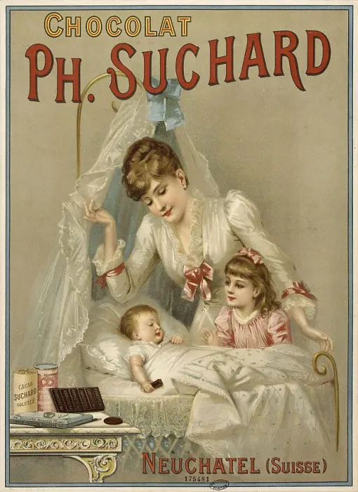 Framed Print : Chocolat Suchard, 1892. Creator: Anonymous Framed Print : Chocolat Suchard, 1892. Creator: Anonymous