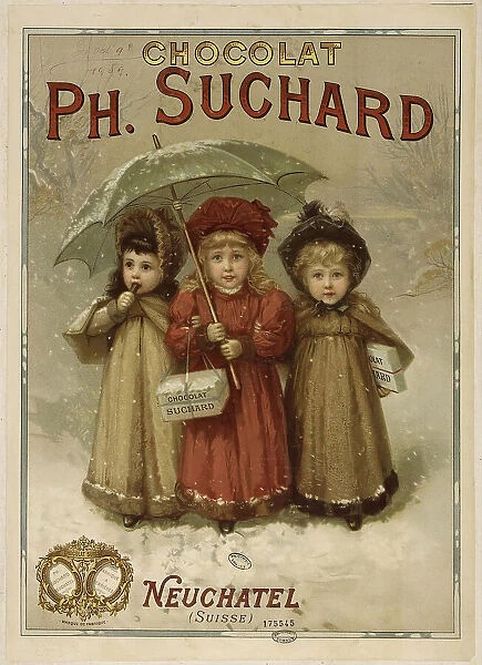 Chocolat Suchard, 1893. Creator: Anonymous