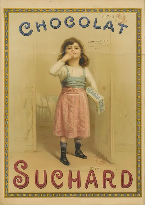 Framed Print : Chocolat Suchard, 1897. Creator: Anonymous Framed Print : Chocolat Suchard, 1897. Creator: Anonymous