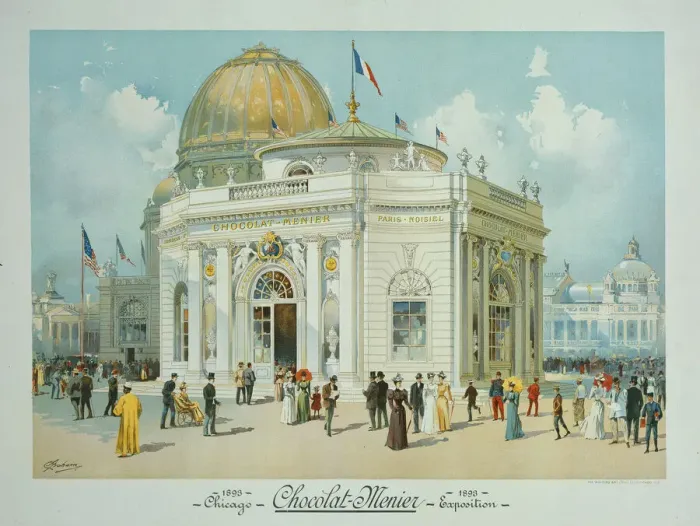 Framed Print : Chocolate-Menier Pavilion, Worlds Columbian Exposition, Chicago, Illinois Framed Print : Chocolate-Menier Pavilion, Worlds Columbian Exposition, Chicago, Illinois