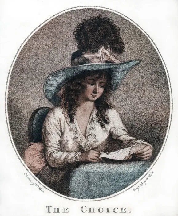 Framed Print : The Choice, late 18th-early 19th century, (1913). Artist: William Ward Framed Print : The Choice, late 18th-early 19th century, (1913). Artist: William Ward