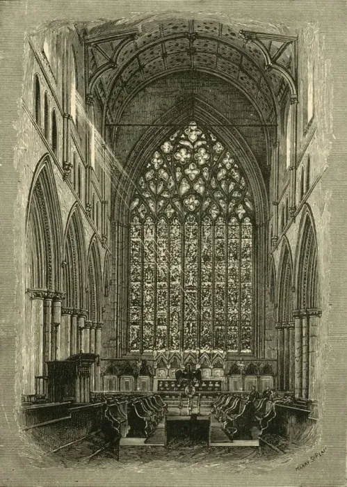 Framed Print : Choir of the Cathedral, 1898. Creator: Unknown Framed Print : Choir of the Cathedral, 1898. Creator: Unknown