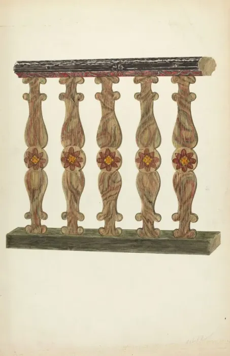 Framed Print : Choir Rail, 1935 / 1942. Creator: Albert Pratt Framed Print : Choir Rail, 1935 / 1942. Creator: Albert Pratt