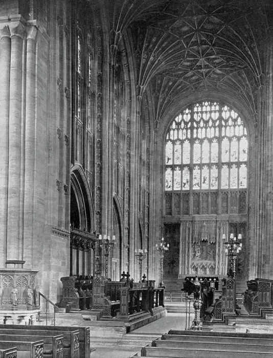 Framed Print : The Choir, Sherborne Abbey, Dorset, 1924-1926. Artist: E Bastard Framed Print : The Choir, Sherborne Abbey, Dorset, 1924-1926. Artist: E Bastard