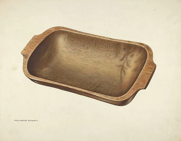Chopping Bowl, 1937. Creator: Wellington Blewett