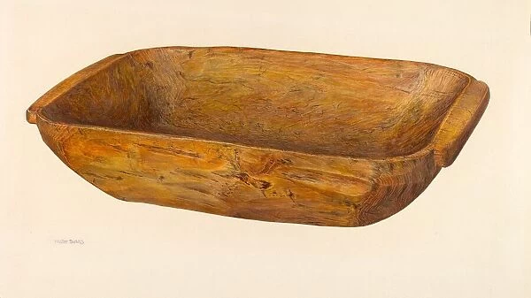 Chopping Bowl, c. 1941. Creator: Hester Duany