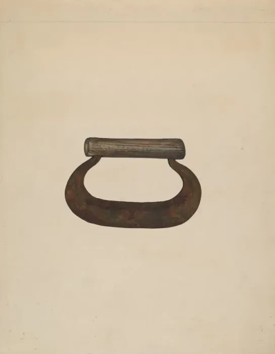 Framed Print : Chopping Knife, c. 1937. Creator: Walter Praefke Framed Print : Chopping Knife, c. 1937. Creator: Walter Praefke