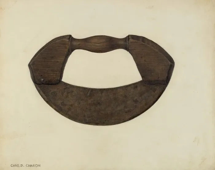 Framed Print : Chopping Knife, c. 1940. Creator: Charles Charon Framed Print : Chopping Knife, c. 1940. Creator: Charles Charon