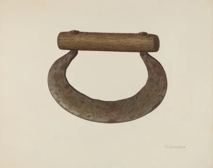 Framed Print : Chopping Knife, c. 1940. Creator: Nicholas Amantea Framed Print : Chopping Knife, c. 1940. Creator: Nicholas Amantea