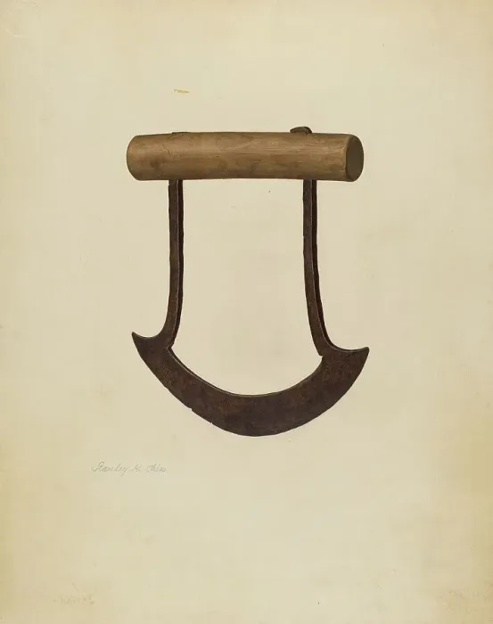 Framed Print : Chopping Knife, c. 1941. Creator: Stanley Chin Framed Print : Chopping Knife, c. 1941. Creator: Stanley Chin