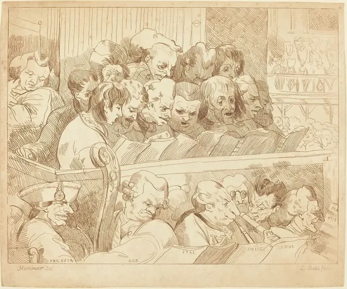 Framed Print : A Choral Band, c. 1784. Creator: Lydia Bates Framed Print : A Choral Band, c. 1784. Creator: Lydia Bates