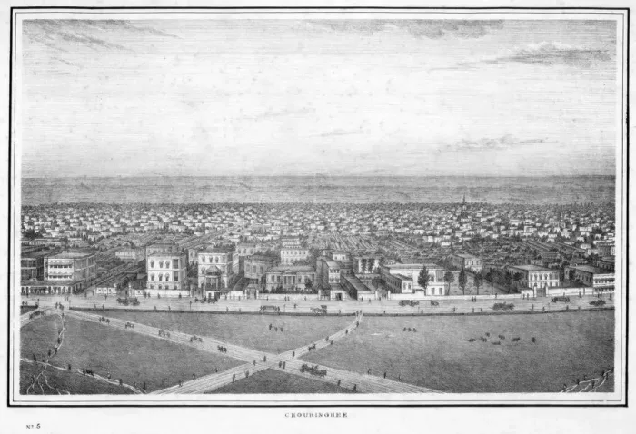 Framed Print : Chowringhee, Calcutta, India, c1840s. Artist: Frederick Fiebig Framed Print : Chowringhee, Calcutta, India, c1840s. Artist: Frederick Fiebig
