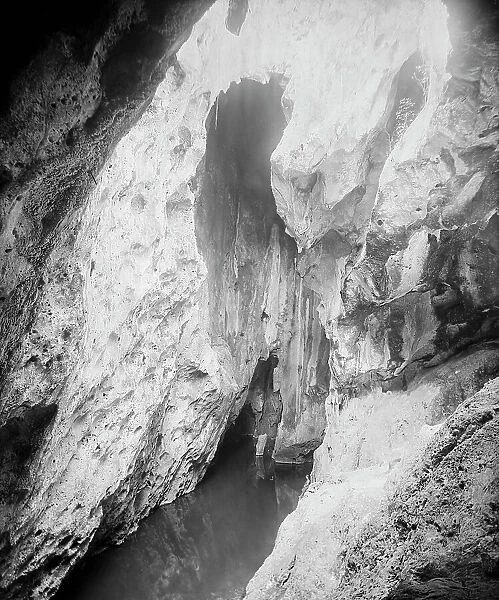 Choy Cave, inside, between 1880 and 1897. Creator: William H. Jackson