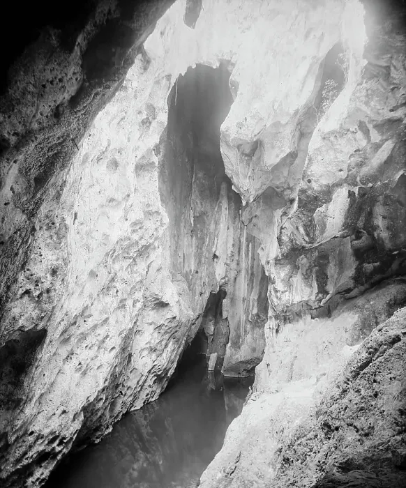 Framed Print : Choy Cave, inside, between 1880 and 1897. Creator: William H. Jackson Framed Print : Choy Cave, inside, between 1880 and 1897. Creator: William H. Jackson